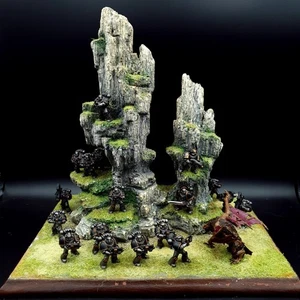 Warhammer 40k Iron Warrior Tactical Space Marine Gelände Schlacht Diorama bemalt - Bild 1 von 24