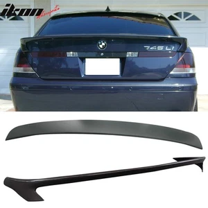 Fits 02-05 BMW E65 7-Series AC Style Trunk Spoiler PU + Roof Spoiler Unpainted - Bild 1 von 6