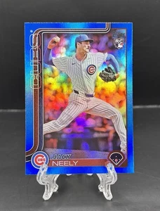 2025 Topps Series 2 Jack Neely Blue Rainbow Foil Rookie /150! Chicago Cubs RC - Bild 1 von 2