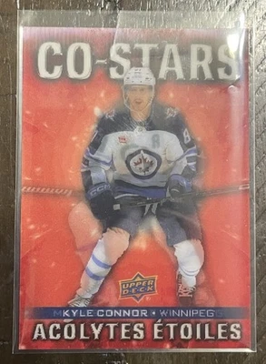 2025-26 UD Tim Hortons Kyle Connor/Mark Scheifele #8 Co-Stars! Winnipeg Jets - Image 1 of 2