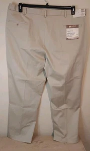 Haggar Premium Classic Fit Hose Größe 44x29 Khaki Bügelfrei Stretch Neu mit Etikett - Bild 1 von 14