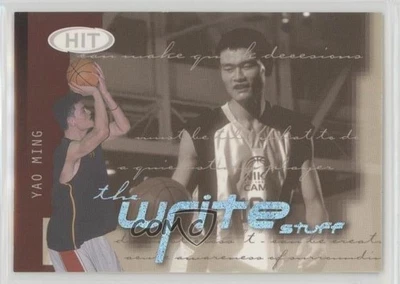 Sage Hit Write Stuff 2002-03 Yao Ming #11 Rookie RC HOF Foto 1 de 2