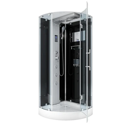 AcquaVapore D37-23R0-ALL Dusche Duschtempel Komplett Duschkabine 100x100 - Bild 1 von 4