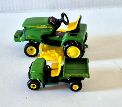 ertl john deer gx 345 ridding mower & hpx gator - Image 1 of 4