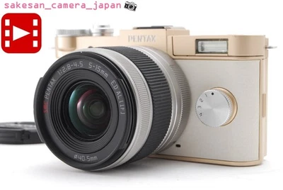 🎦1584 disparos! Lente [casi como nueva] PENTAX Q-S1 02 12,4 mega píxeles dorada 5-15 mm f2,8-4,5 JAPÓN Foto 1 de 4