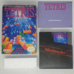 Tetris NES Nintendo CIB con manuale autentico testato e funzionante buone condizioni  - Foto 1 di 13