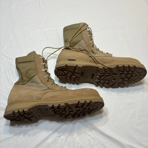 Botas de combate militares tostadas para hombre 12 suelas Vibram - Imagen 1 de 8