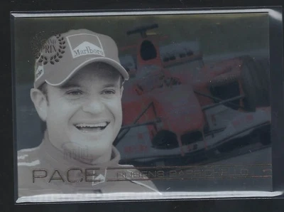 RARE FUTERA 2005 GRAND PRIX - RUBENS BARRICHELLO - PACE ACETATE CHASE CARD - Image 1 of 2