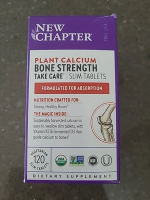 New Chapter Bone Strength Take Care Slim Tablets - 120 Count Exp 04/2026 - Image 1 of 4