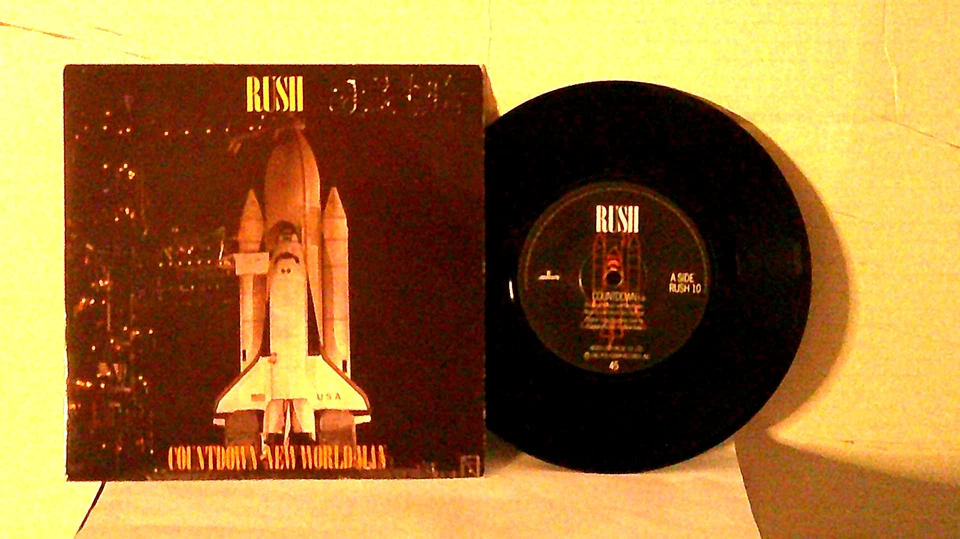 Rush,Mercury,"Countdown"UK,7" 45 with P/S,1982 classic prog rock anthem,MINT - Image 1 of 1