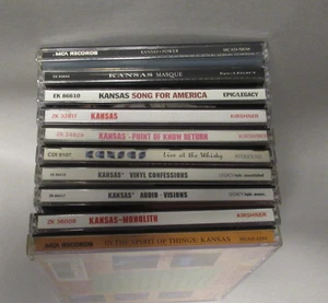 Ten Different Kansas CDs Power / Masque / Song for America /Monolith ...more - Foto 1 di 21