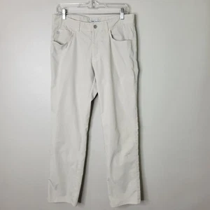 Peter Millar 32x30 Cream Chino Style Slim Leg Active Pant - Picture 1 of 9