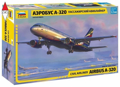 ZVEZDA 1/144 CIVIL AIRLINER AIRBUS A-320 - Immagine 1 di 4