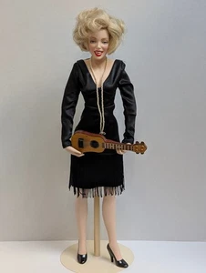 Bambola di porcellana Franklin Marilyn Monroe 'A qualcuno piace caldo' come nuova da collezione - Foto 1 di 1