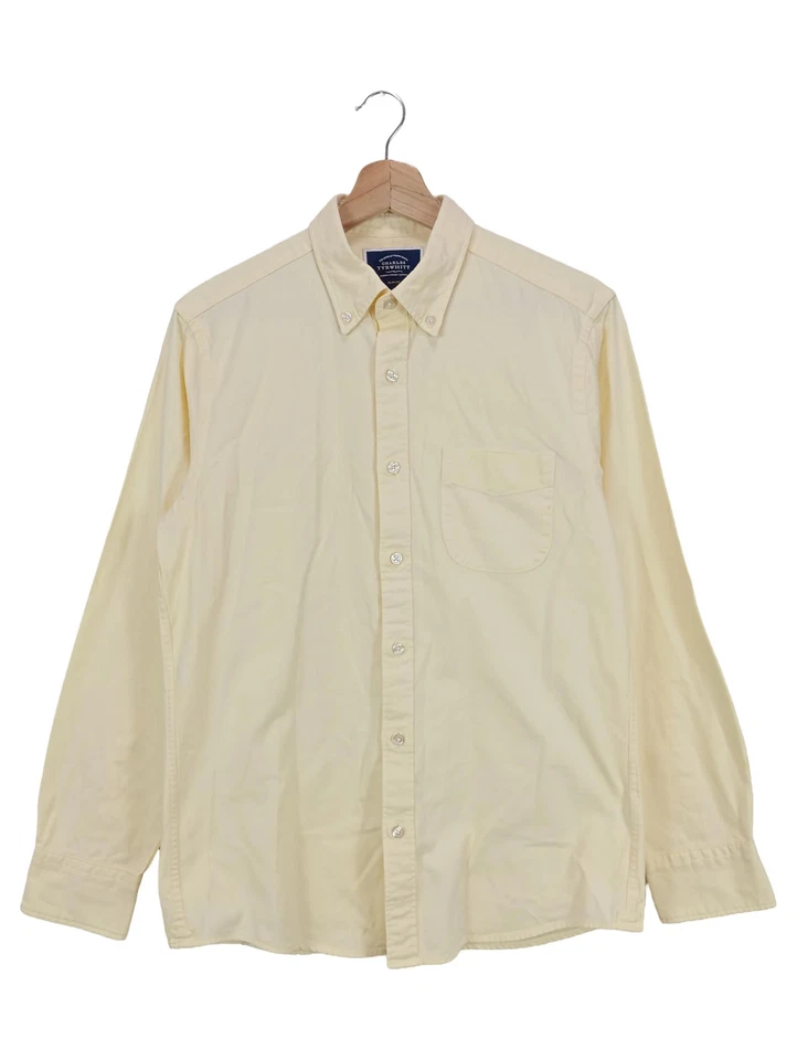 CHARLES TYRWHITT Camicia Business Uomo Gialla Slim Fit (IT 50, EU 46) - Immagine 1 di 4