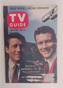 TV GUIDE APRIL 4 1959 77 SUNSET STRIP LOUISE FLETCHER DANNY THOMAS ART CARNEY - Picture 1 of 12