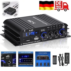 HiFi 4.1-Kanal-Bluetooth-Digital-Leistungsverstärker Heim/Auto Audio Amplifier - Bild 1 von 12