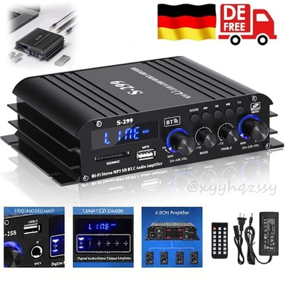 HiFi 4.1-Kanal-Bluetooth-Digital-Leistungsverstärker Heim/Auto Audio Amplifier - Bild 1 von 4