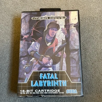 Mega Drive Game Fatal Labyrinth with Booklet Complete CIB - Image 1 of 4