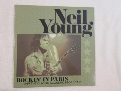 Neil Young "Rockin' In Paris: 1989 The Classic Acoustic Broadcast" BRAND NEW LP! - Image 1 of 3