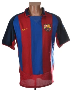 BARCELONA 2003/2004 HOME FOOTBALL SHIRT NIKE SIZE S ADULT - Picture 1 of 11