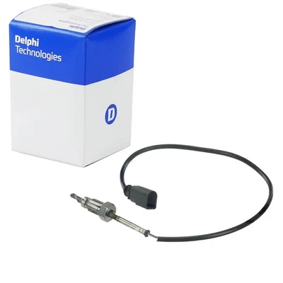DELPHI Sensor de Temperatura Emisión antes Turbocompresores Gases Escape Para VW - Imagen 1 de 2
