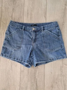SUPPLIES, Pantalones cortos de mezclilla azules para mujer, talla 12 - Imagen 1 de 6