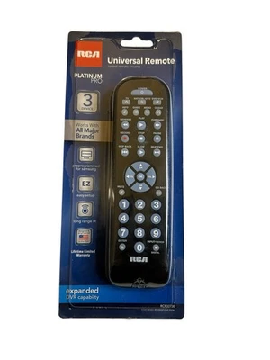 RCA Universal Remote Platinum Pro 3-Device Control – Model RCR3273E – New in Box - Image 1 of 2