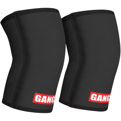 Sling Shot Gangsta Knee Sleeves by Mark Bell - New Black - Image 1 of 3