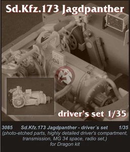 CMK 1/35 Sd.Kfz.173 Jagdpanther Driver's Compartment Set (for Dragon kit) 3085 - Bild 1 von 1