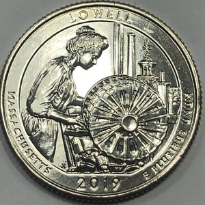 2019 S - Lowell National Historical Park ATB Quarter Dollar - Bild 1 von 2