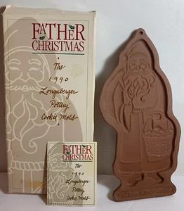 Longaberger 1990 Keramik Weihnachtsmann Keksform (t) - Bild 1 von 6