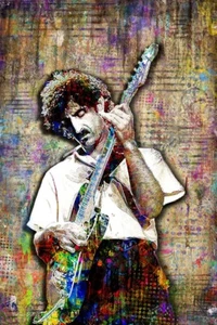Frank Zappa 8 x 10 Zoll Poster, Frank Zappa Tribute Poster Kostenloser Versand - Bild 1 von 5