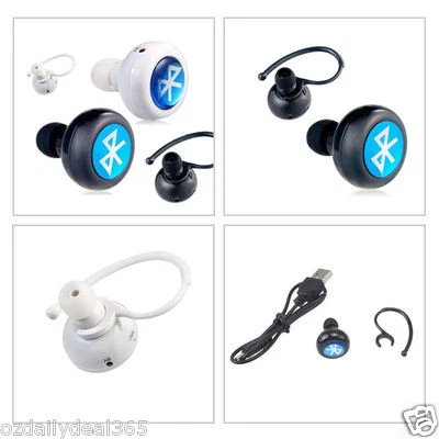 Mini Wireless Bluetooth Headphone Stereo Earphone Headset for Samsung iPhone OZ - Imagen 1 de 4