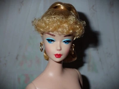 Traje de baño Barbie blanco y negro 2015 reproducción muñeca desnuda ~ recién sin caja Foto 1 de 4