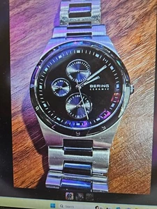 Bering Men's Stainless and Ceramic Watch - Picture 1 of 3