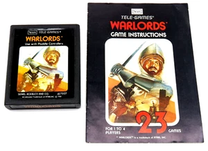 Warlords (Atari 2600, 1981) Sears TELE-GAMES Rare (Cartridge & Manual) NTSC - Picture 1 of 11