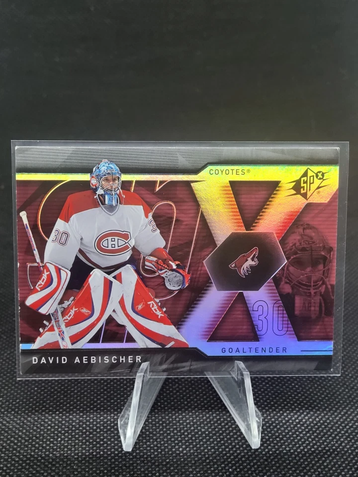 2007-08 SPx David Aebischer Card #13 Montreal Canadiens - Image 1 of 2