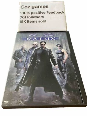Matrix DVD 1999 REGION 1 CARDBOARD SNAP CASE Keanu Reeves, Wachowski Brothers - image 1 of 4