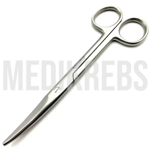 Mayo Dissecting Scissor Curved w/ Chamfered Blades 17 cm - 6 1/2'' OR Grade - Picture 1 of 1