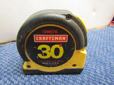 Craftsman USA YELLOW Heavy Duty 30' Locking Tape Measure 39676 - Image 1 of 3