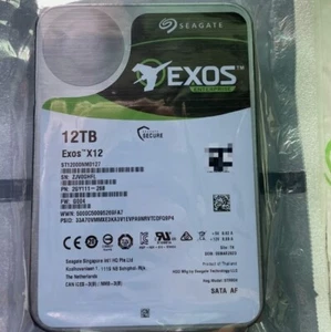 ST12000NM0127 Seagate Exos X14 12TB Sata 6Gb/s 3.5" Internal HDD Hard Disk Drive - Picture 1 of 1