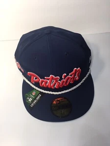 New England Patriots NFL New Era 59FiFty Estanblished 1960 Fitted Hat 7 1/2 New - Picture 1 of 7