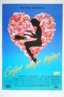 LA FLOR DE MI SECRETO  FLOWER OF MY SECRET movie poster CRO 1995 PEDRO ALMODÓVAR - Image 1 of 4