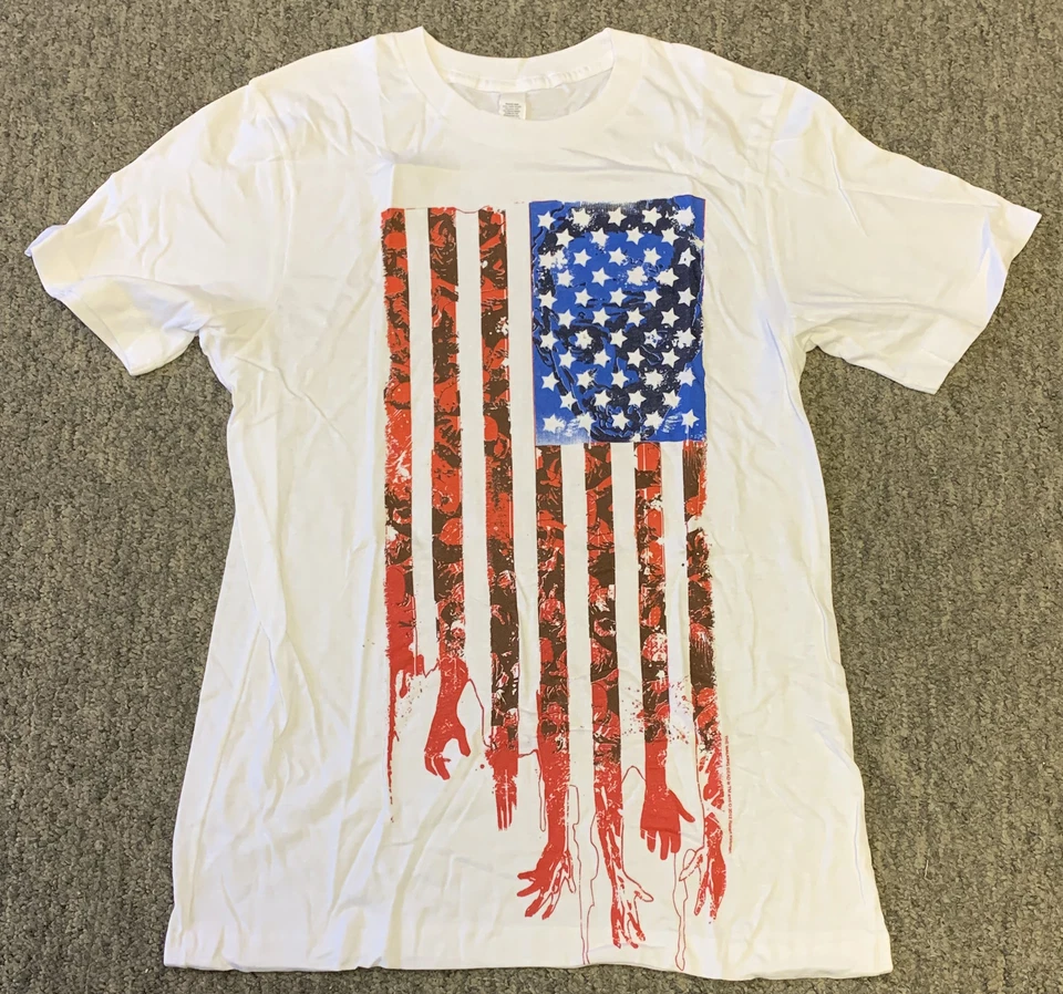 Camiseta cómic THE WALKING DEAD ~ BANDERA AMERICANA ~ talla S Foto 1 de 1