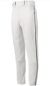 Pantaloni da baseball Mizuno adulti Premier Piped da uomo taglia M bianchi e neri. - Foto 1 di 2