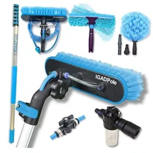 Pole 24 FT (7m) Window Cleaning Kit, Window Washing Cleaner Equipment Kit – - Picture 1 of 7