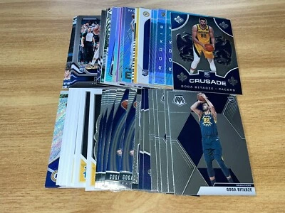 Goga Bitadze HUGE (60) RC Card Lot 2019-20 Panini Prizm Mosaic Indiana Pacers  - Image 1 of 4
