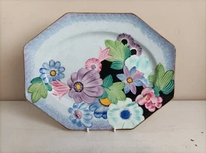 Gray's Pottery "Floral (A1148)" Octagonal Plate/Dish - Picture 1 of 4