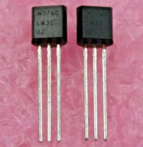 (2 STCK.) LM35DZ LM35 Präzisions-Temperatursensor Centigrade TO-92 Arduino NSC - Bild 1 von 1